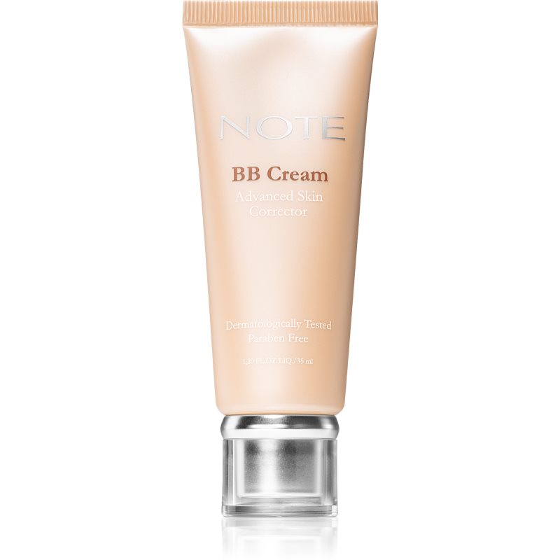 Note Cosmetique BB Advanced Skin Corrector cremă BB cu efect de hidratare SPF 15 culoare 500 35 ml