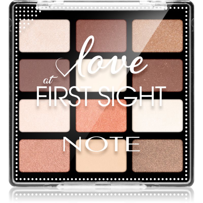 Note Cosmetique Love At First Sight paletă cu farduri de ochi 202 Insta Lovers 12x1.3 g