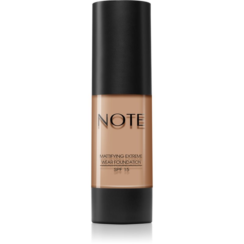 Note Cosmetique Mattifying Extreme Wear Foundation machiaj cu efect matifiant 120 Soft 30 ml