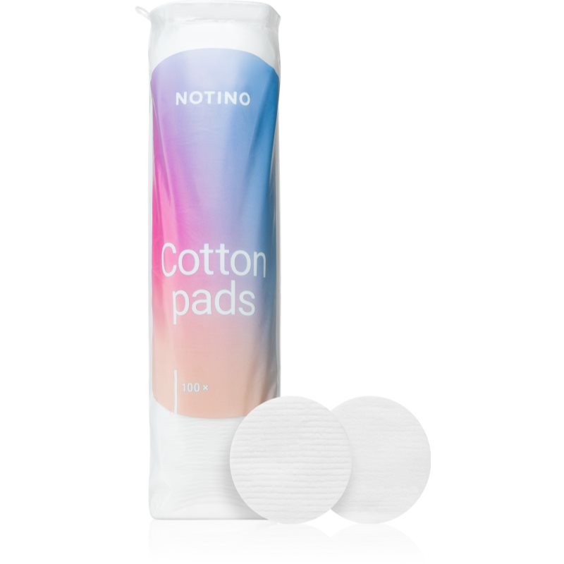 Notino Cotton Pads Round tampoane cosmetice pentru demachierea și curățarea tenului 100 buc