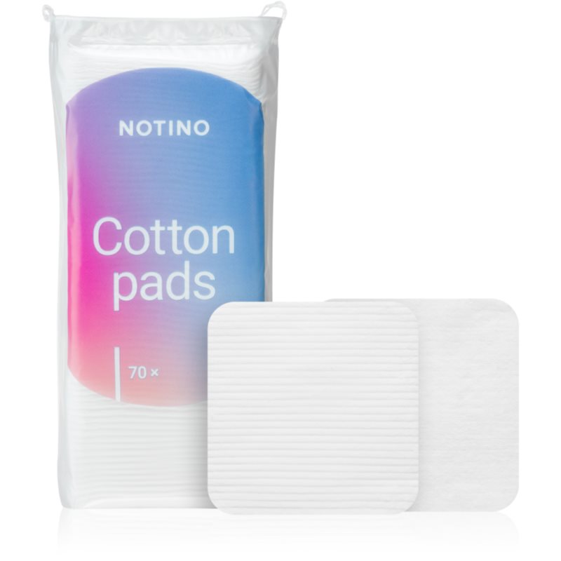 Notino Cotton Pads Large Cotton Pads Square tampoane cosmetice pentru demachierea și curățarea tenului 70 buc