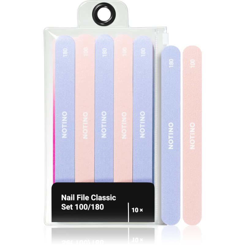 Notino Nail File Classic Set 100/180 set de pile