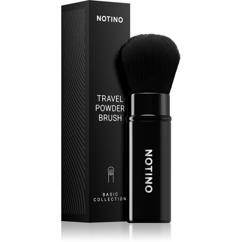 Notino Basic Collection Travel powder brush pensulă de călătorie pentru pudră 1 buc