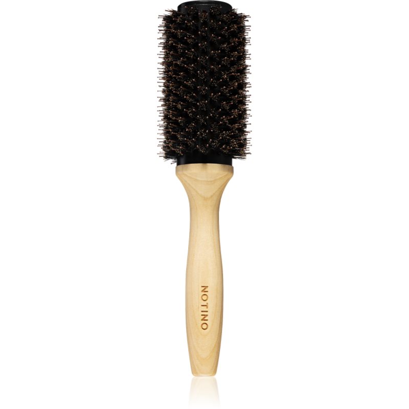 Notino Hair Collection Ceramic hair brush with wooden handle perie de păr ceramică cu mâner din lemn Ø 38 mm 1 buc