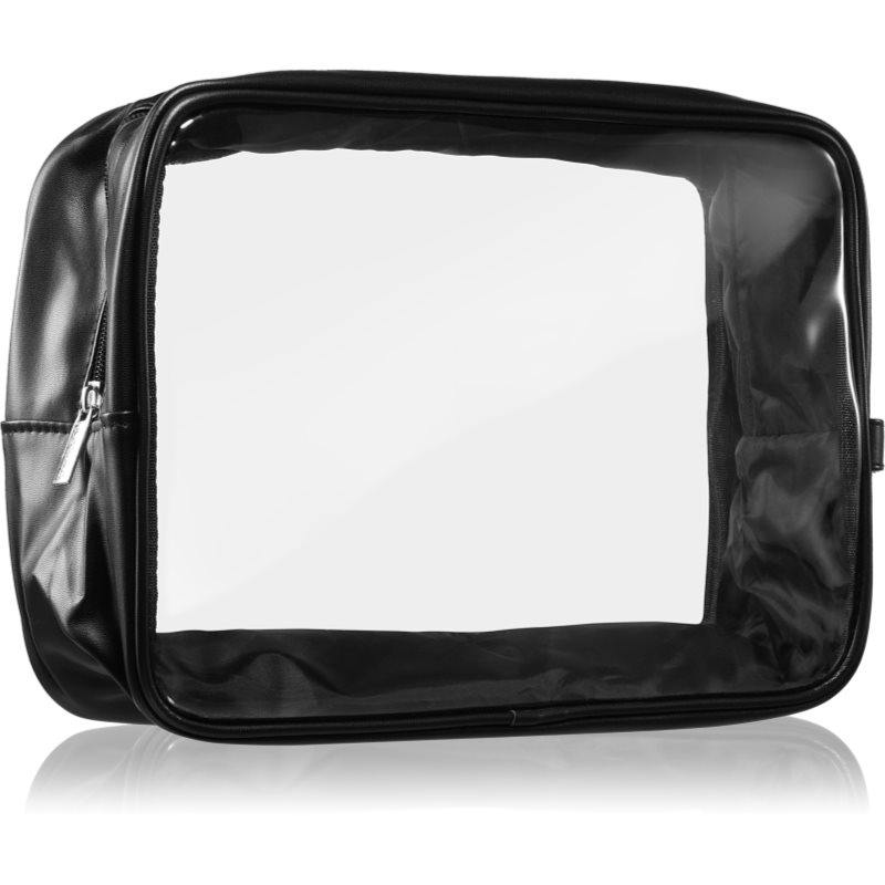 Notino Travel Collection Extra Large Clear Organizer geantă de cosmetice transparentă XL Black 27,5x20x12,5 cm 1 buc