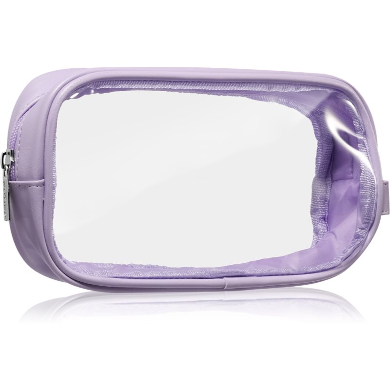 Notino Travel Collection Small Clear Organizer geantă de cosmetice transparentă transparent S Purple 20x10x5 cm 1 buc