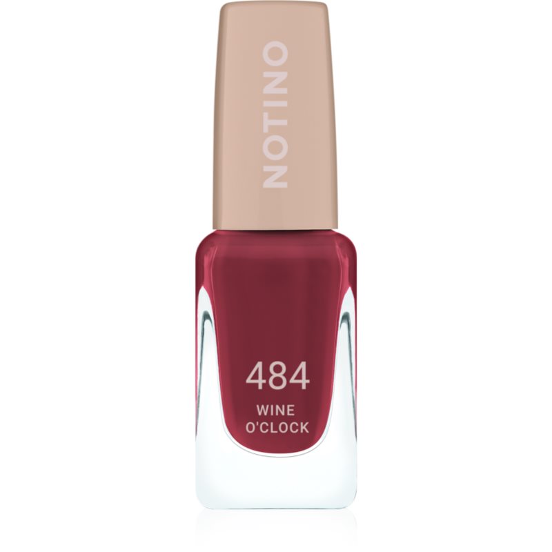 Notino Gel Effect Nail Polish lac de unghii cu efect de gel 484 Wine O\'Clock 10 ml