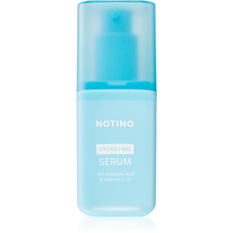 Notino Hydrating Serum with Hyaluronic Acid &amp; Vitamins C + E ser hidratant pentru strălucirea și netezirea pielii 30 ml