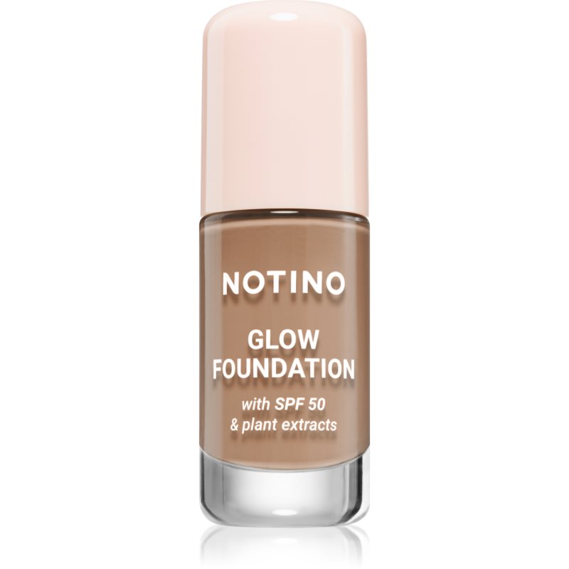 Notino Foundation Glow foundation with SPF 50 &amp; plant extracts make-up pentru luminozitate SPF 50 01 Medium Neutral 30 ml