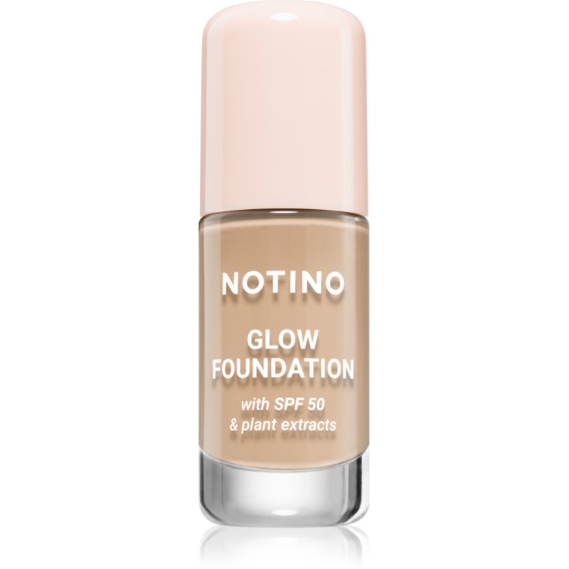 Notino Foundation Glow foundation with SPF 50 & plant extracts make-up pentru luminozitate SPF 50 01 Light Medium Neutral 30 ml