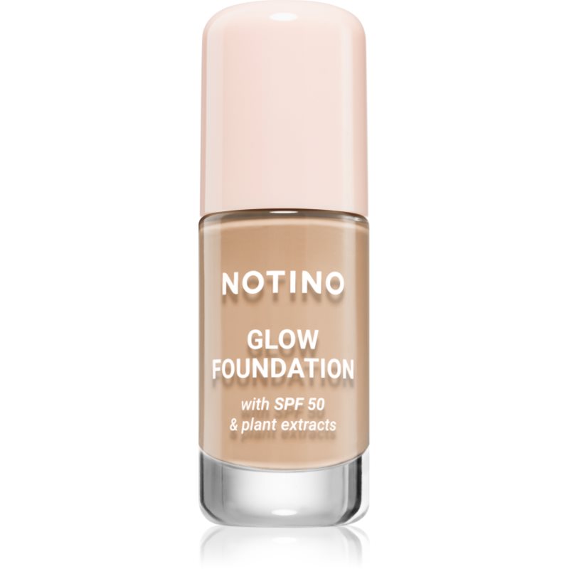 Notino Foundation Glow foundation with SPF 50 & plant extracts make-up pentru luminozitate SPF 50 03 Light Neutral 30 ml