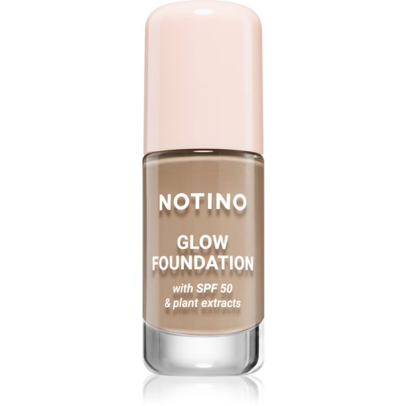 Notino Foundation Glow foundation with SPF 50 & plant extracts make-up pentru luminozitate SPF 50 03 Light Warm 30 ml