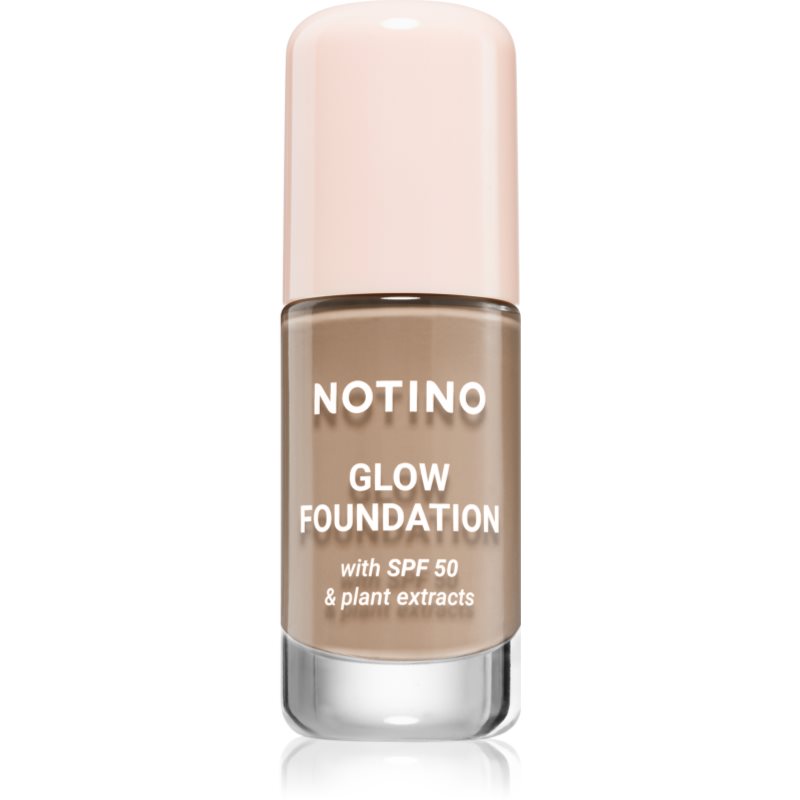 Notino Foundation Glow foundation with SPF 50 & plant extracts make-up pentru luminozitate SPF 50 01 Light Medium Cool 30 ml