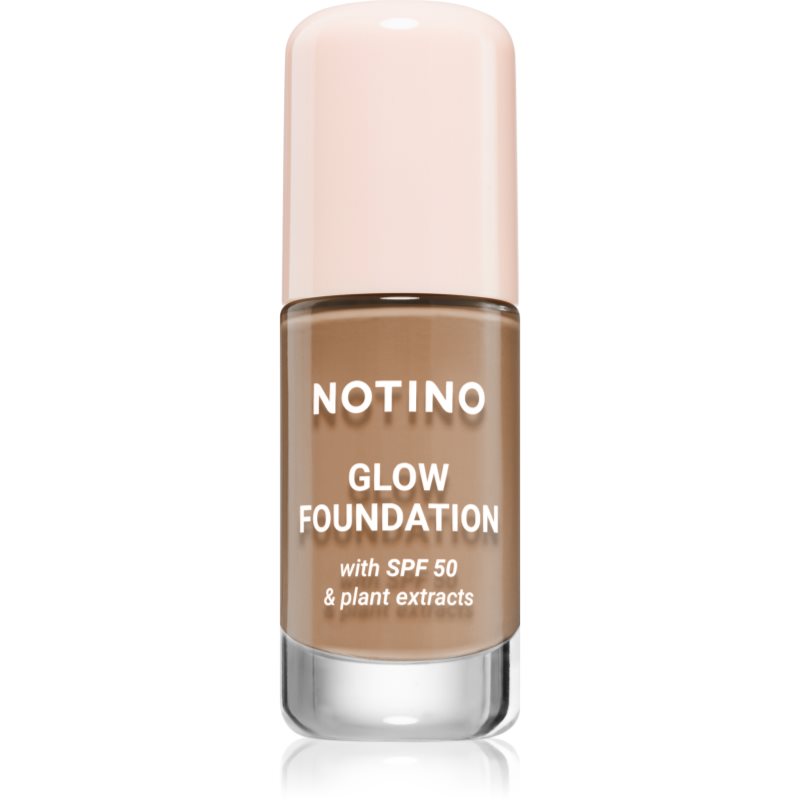Notino Foundation Glow foundation with SPF 50 &amp; plant extracts make-up pentru luminozitate SPF 50 01 Medium Deep Neutral 30 ml