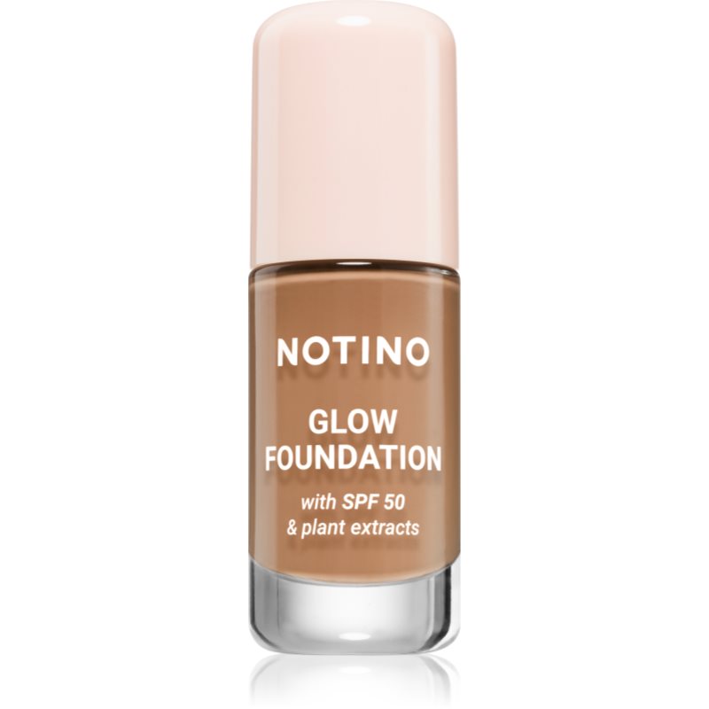 Notino Foundation Glow foundation with SPF 50 & plant extracts make-up pentru luminozitate SPF 50 02 Medium Deep Cool 30 ml