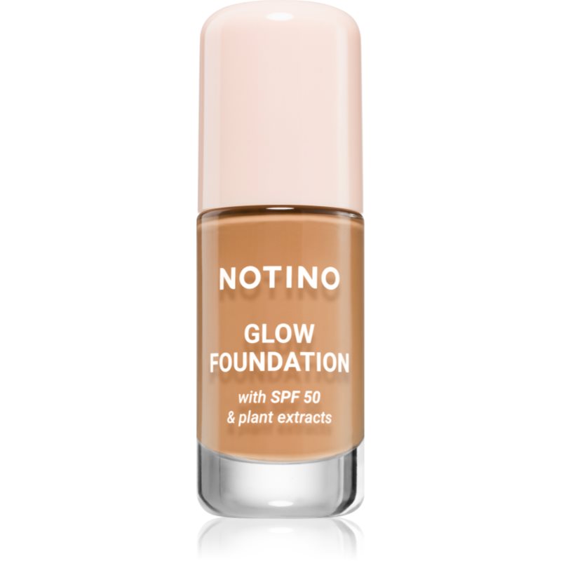 Notino Foundation Glow foundation with SPF 50 & plant extracts make-up pentru luminozitate SPF 50 02 Medium Deep Neutral 30 ml