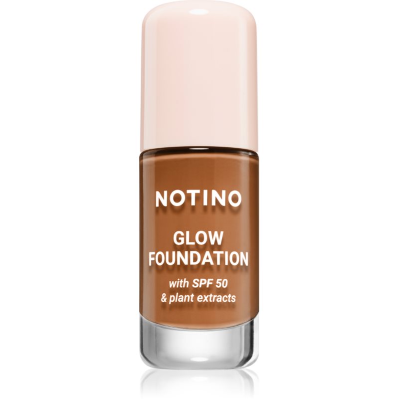 Notino Foundation Glow foundation with SPF 50 & plant extracts make-up pentru luminozitate SPF 50 01 Deep Cool 30 ml