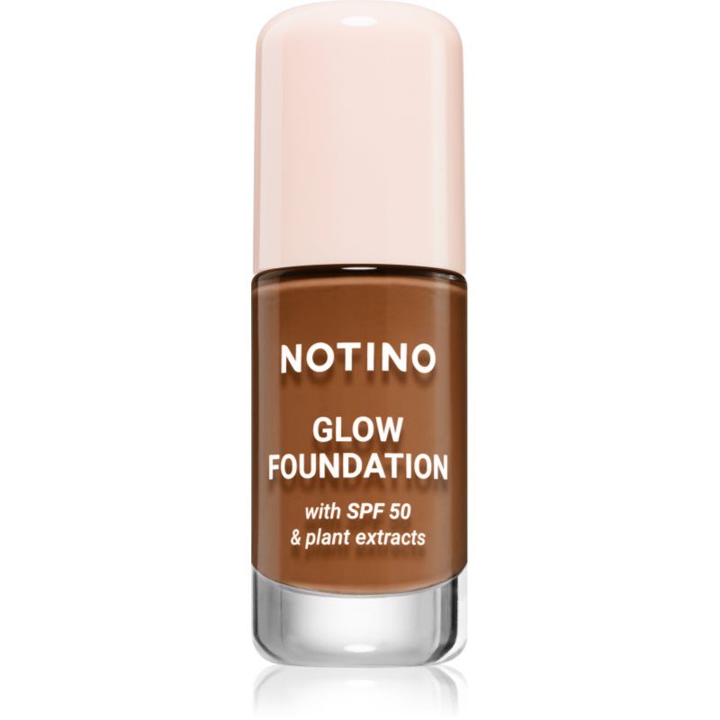 Notino Foundation Glow foundation with SPF 50 & plant extracts make-up pentru luminozitate SPF 50 01 Deep Neutral 30 ml