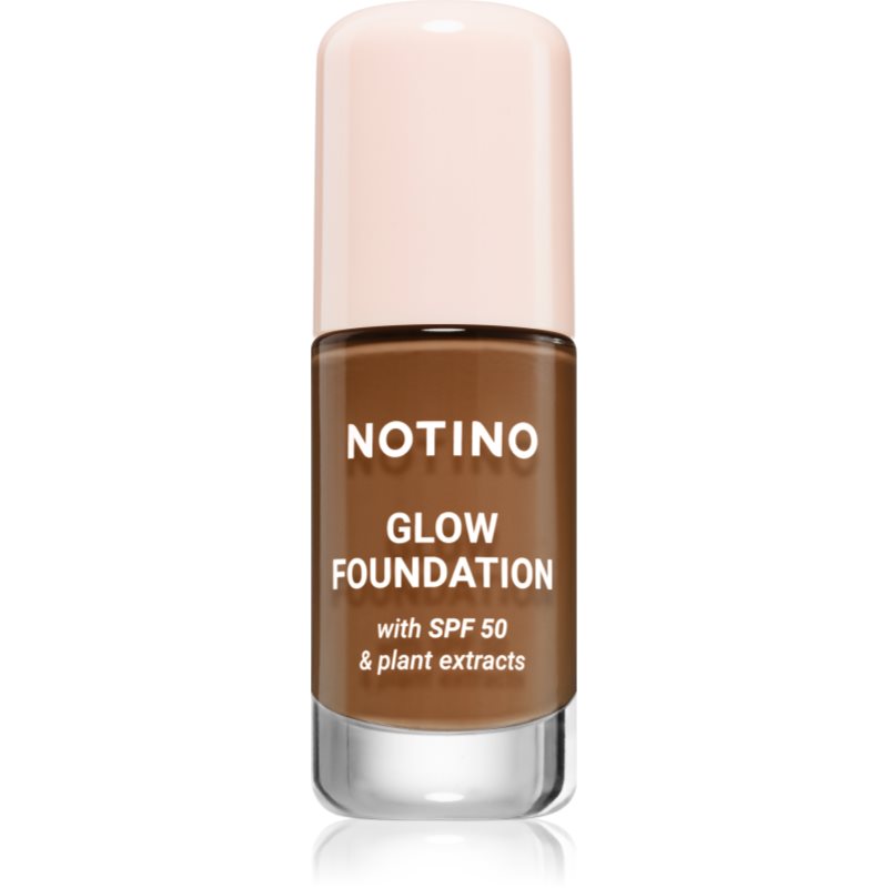 Notino Foundation Glow foundation with SPF 50 & plant extracts make-up pentru luminozitate SPF 50 02 Deep Neutral 30 ml