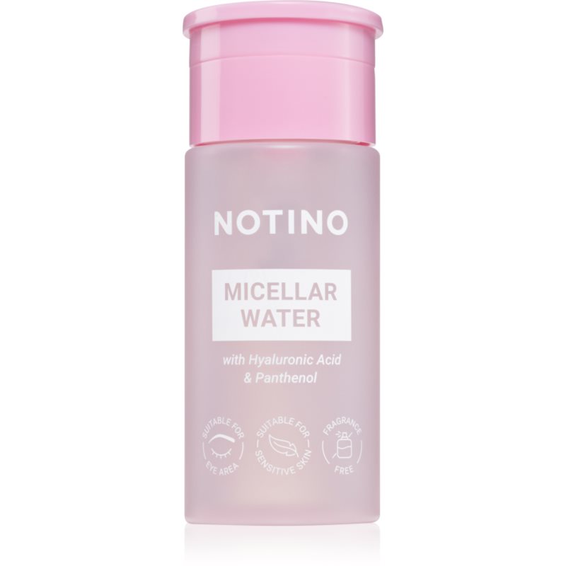 Notino Micellar Water With Hyaluronic Acid & Panthenol apă micelară pentru piele sensibilă cu pompiță 100 ml