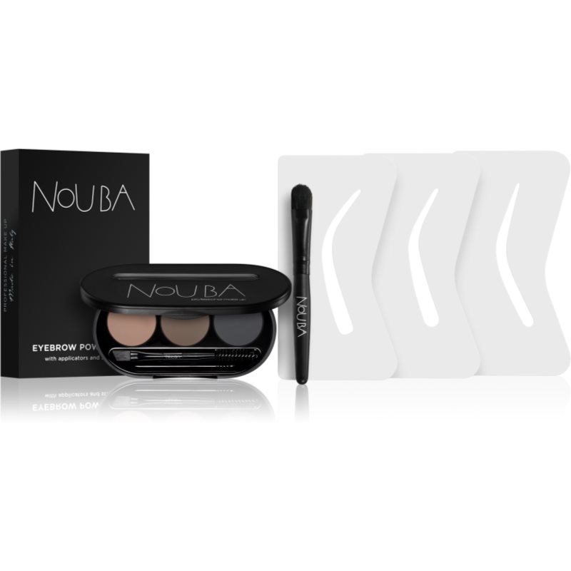 Nouba Eyebrow Powder Kit set cadou pentru sprâncene