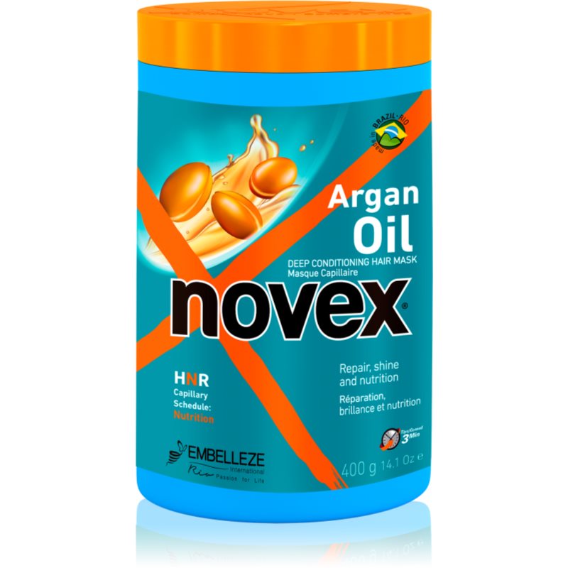 Novex Argan Oil masca hranitoare pentru un par stralucitor si catifelat 400 g