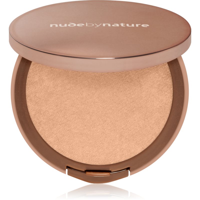 Nude by Nature Flawless Pressed Powder Foundation pudra compacta culoare W4 Soft Sand 10 g