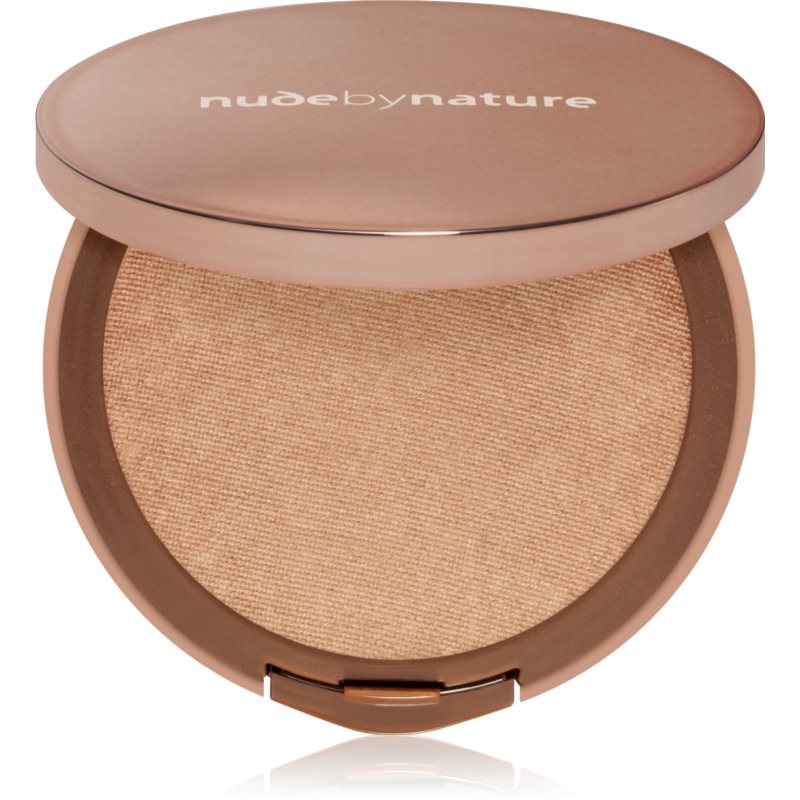 Nude by Nature Flawless Pressed Powder Foundation pudra compacta culoare N3 Almond 10 g