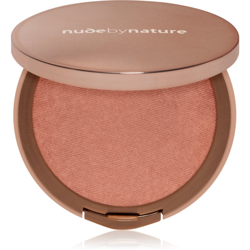 Nude by Nature Cashmere Pressed Blush fard de obraz sub forma de pudra cu efect de nutritiv culoare Desert Rose 6 g