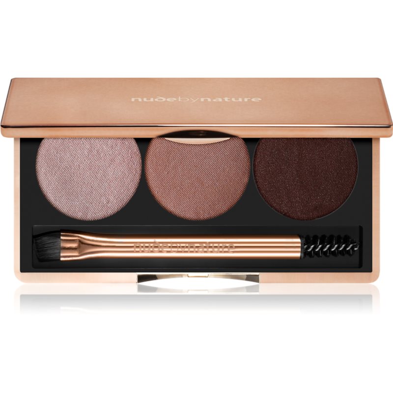 Nude by Nature Natural Illusion Eyeshadow Trio paletă cu farduri de ochi culoare 03 Rose 3x2 g