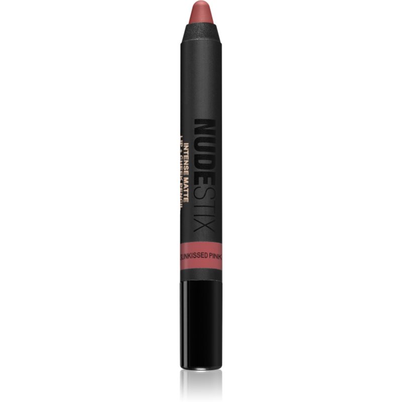 Nudestix Intense Matte creion universal buze si obraz culoare Sunkissed Pink 2,8 g