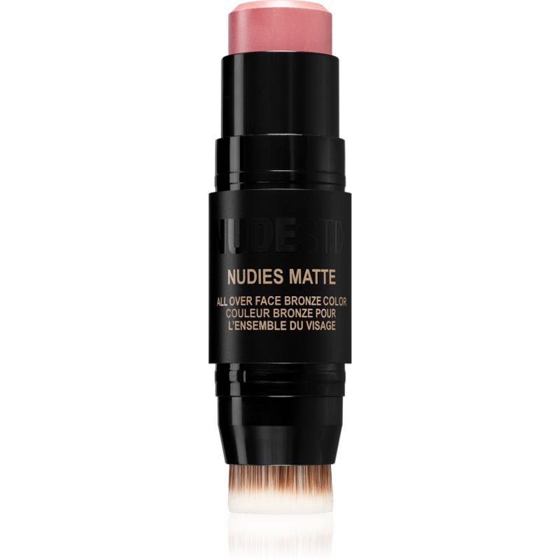 Nudestix Nudies Matte machiaj multifuncțional pentru ochi, buze și față culoare Sunkissed Pink 7 g