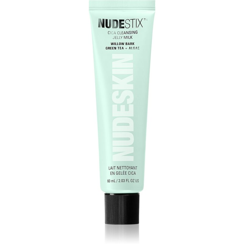 Nudestix Nudeskin Cica Cleansing Jelly Milk Gel demachiant pentru netezirea pielii 60 ml