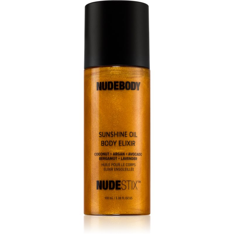 Nudestix Nudebody Sunshine Oil Body Elixir ulei de corp hidratant cu efect delicat de bronz 100 ml