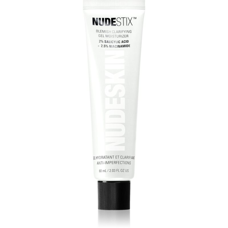 Nudestix Nudeskin Blemish Clarifying Gel Moisturizer crema gel hidratanta cu textura usoara impotriva imperfectiunilor pielii 60 ml