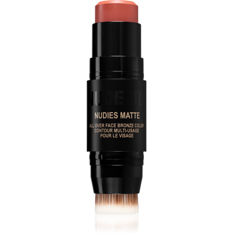 Nudestix Nudies Matte machiaj multifuncțional pentru ochi, buze și față culoare Beach Babe 7 g