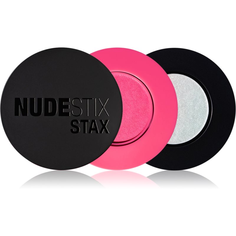 Nudestix Stax Set machiaj multifuncțional pentru ochi, buze și față culoare Pinkglow 2x2,5 g