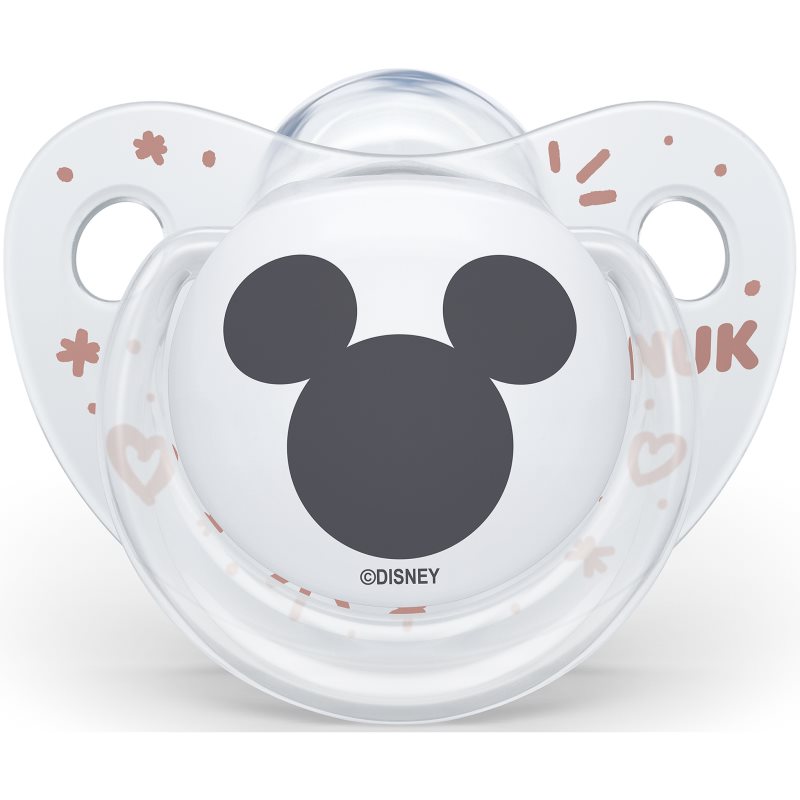 NUK Trendline Mickey Mouse 0-6 m suzetă White 1 buc