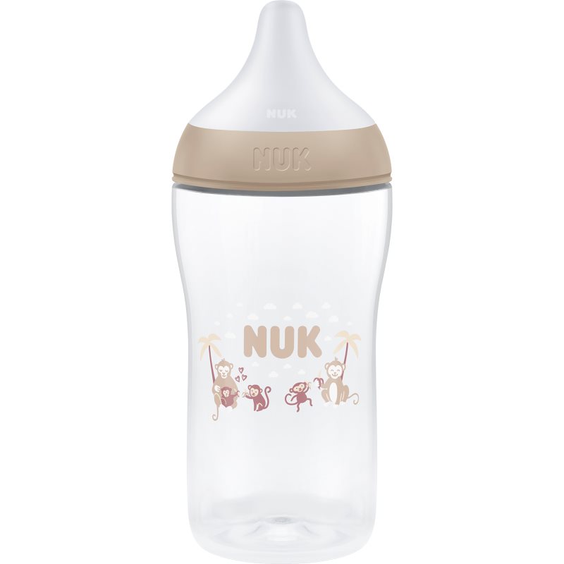 NUK Perfect Match XL Monkey biberon 6m+ 360 ml