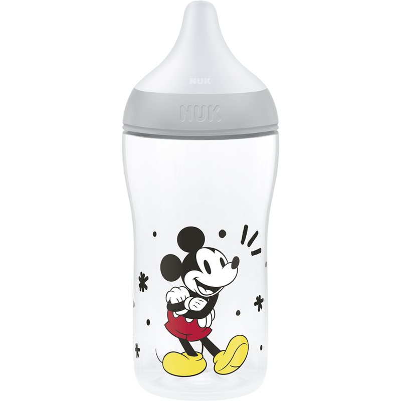 NUK Perfect Match Disney biberon cu controlul temperaturii Mickey 3m+ 260 ml