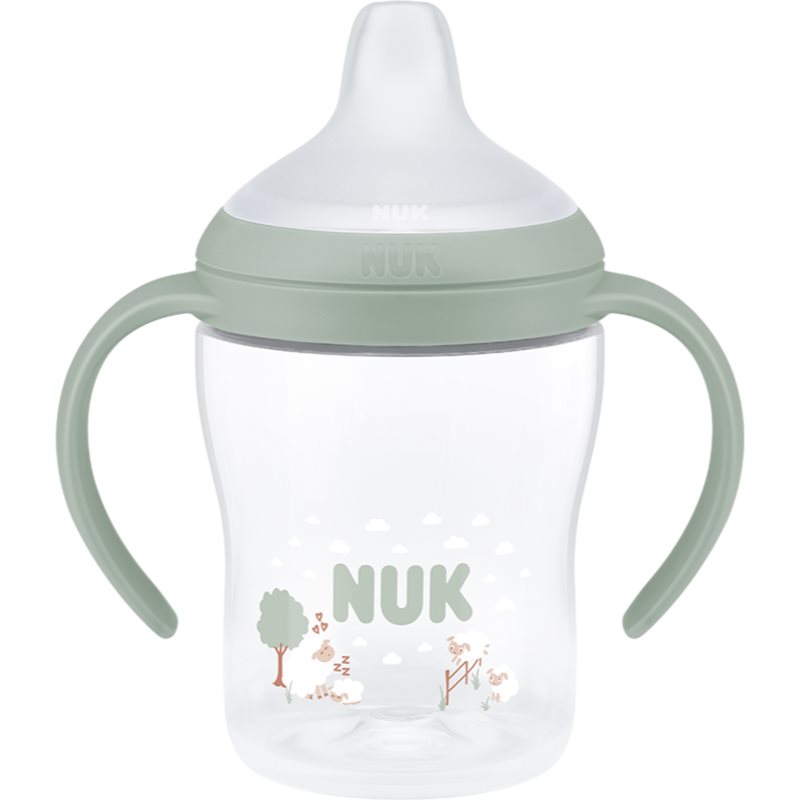 NUK Perfect Match Sheep biberon pentru învățare cu controlul temperaturii 6m+ 150 ml
