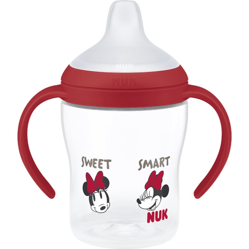 NUK Perfect Match Disney cană pentru antrenament cu mânere Minnie 6m+ 150 ml