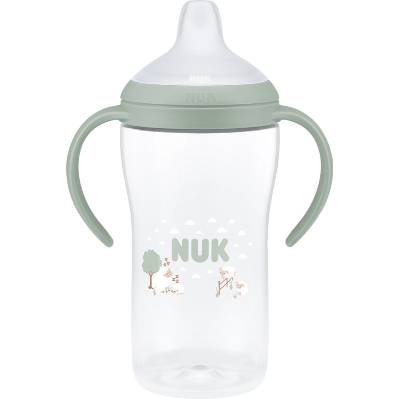 NUK Perfect Match Sheep biberon pentru învățare cu controlul temperaturii 6m+ 260 ml
