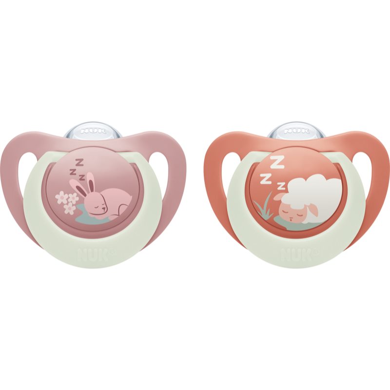 NUK First Choice Night 6-18 m suzetă 2 buc