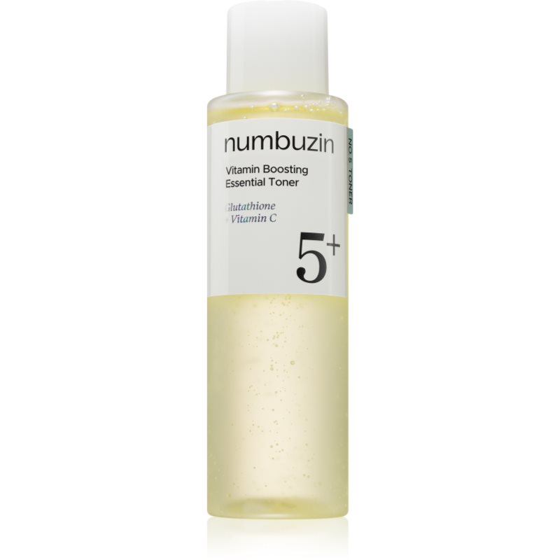 Numbuzin No. 5 Glutathione Vitamin Concentrated Toner tonic hidratant pentru uniformizarea nuantei tenului 200 ml