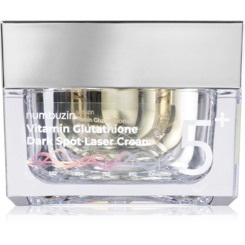 Numbuzin No. 5 Vitamin Glutathione Dark Spot Laser Cream crema iluminatoare impotriva petelor 50 ml