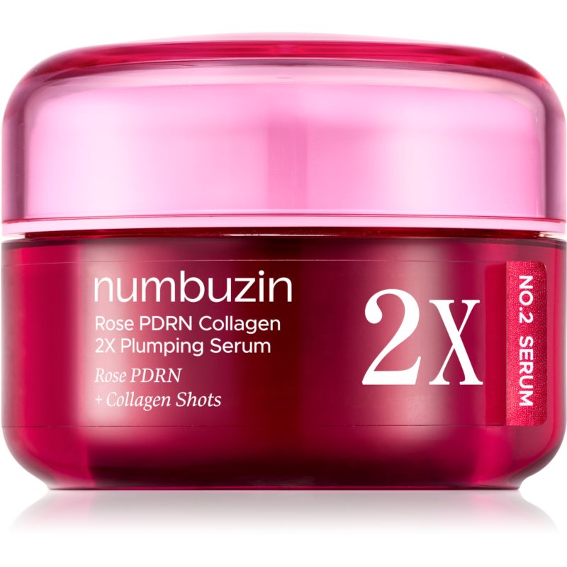 Numbuzin No. 2 Rose PDRN Collagen 2X Plumping Serum serum intensiv pentru fermitate cu efect de hidratare 30 ml