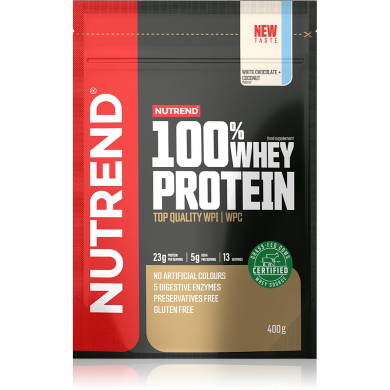 Nutrend 100% Whey Protein Molkenprotein Geschmack Chocolate/Coconut 400 g
