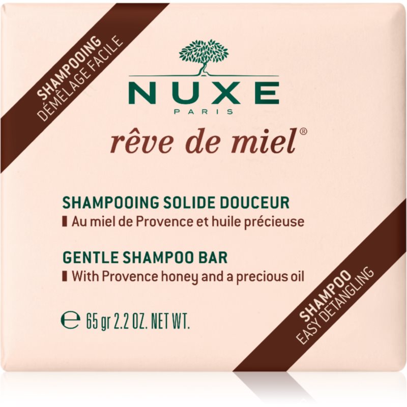 Nuxe Rêve de Miel șampon solid pentru un par stralucitor si catifelat 65 g