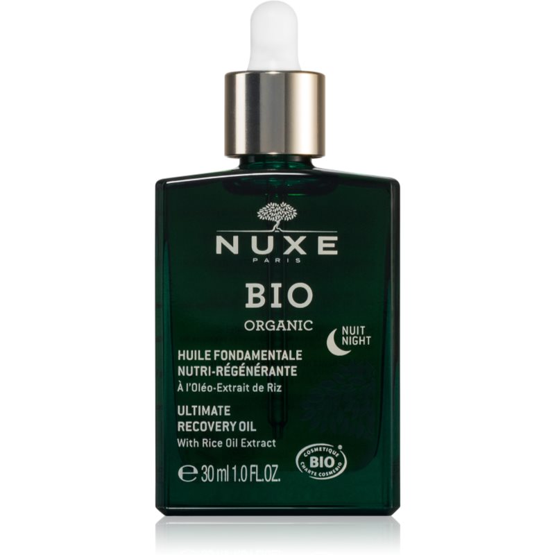 Nuxe Bio Organic Night Oil Ulei Regenerator Pentru Regenerarea Si Reinnoirea Pielii 30 Ml